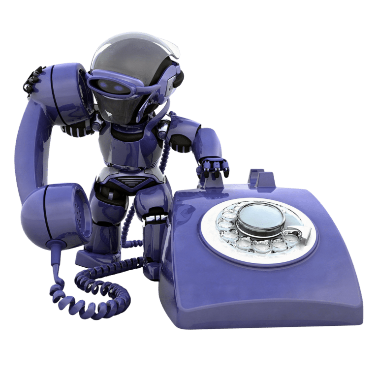 Ai assistant on the phone calling people, ai making cold calls and calling customers to book appointments